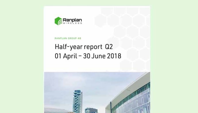 Ranplan Group AB: Half-year report 1 April – 30 June 2018
